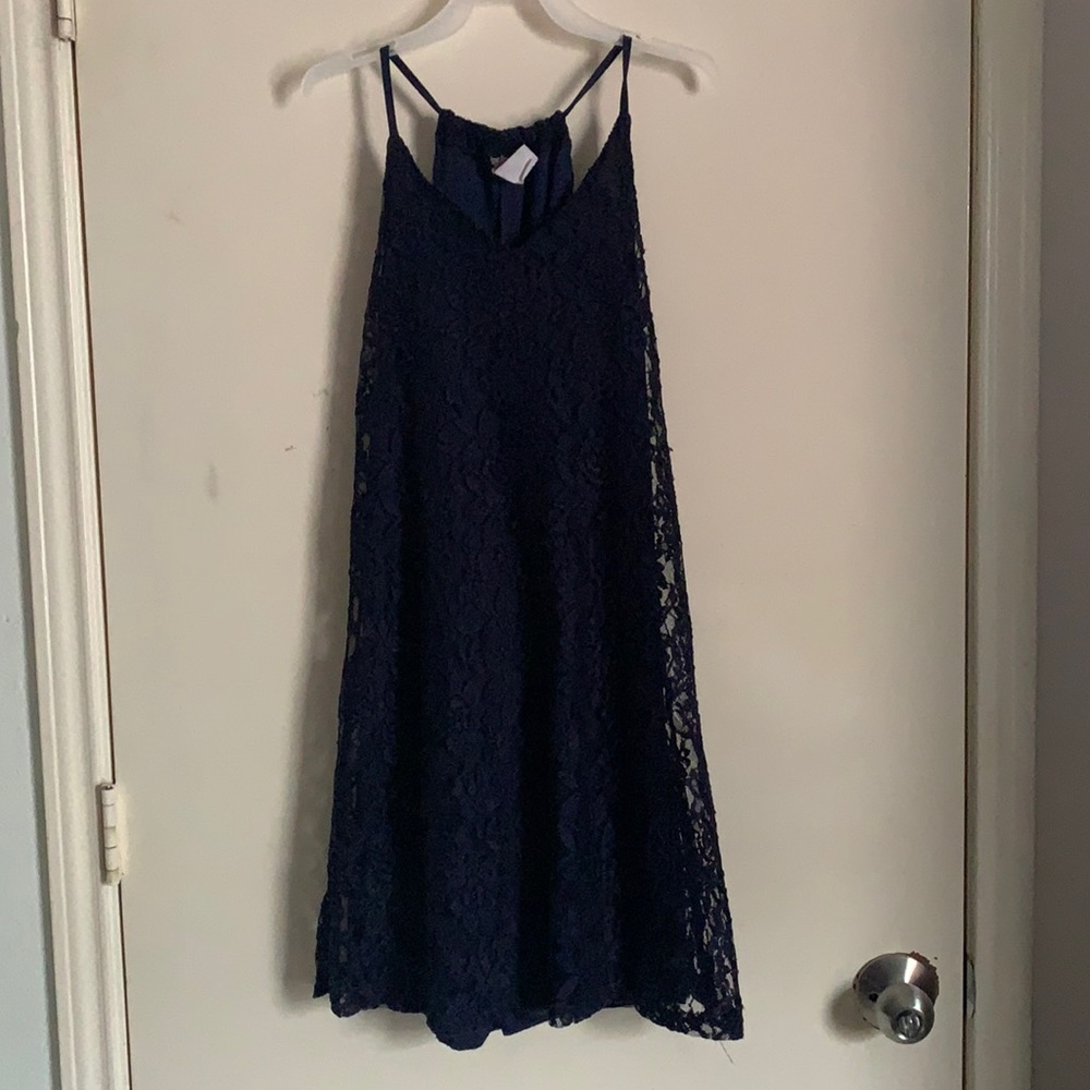 Navy blue dress